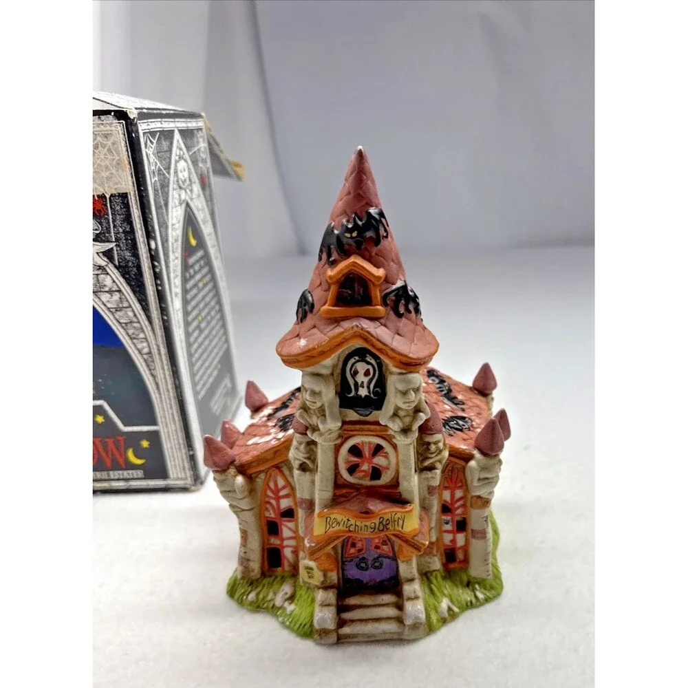 Midwest Cannon Falls Creepy Hollow Bewitching Belfry 1995 Halloween 13355-2 Box